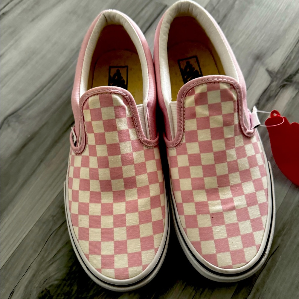 VANS CLASSIC SLIP ON CHECKERBOARD lavender